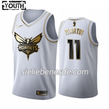 Kinder NBA Charlotte Hornets Trikot Cody Martin 11 Nike 2019-2020 Weiß Golden Edition Swingman